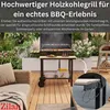 Zilan Holzkohlegrill mit Deckel und Thermometer, Große Produktbild-Vorschau 3