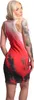 Yakuza Dámské šaty Dead One Bodycon, bílé, L Náhled obrázku produktu 2