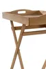 Tabletttisch BON APPETIT braun Holz mit Aufdruck Produktbild-Vorschau 4
