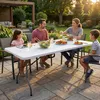 Aga Garten Klapptisch 180x74x74 cm Weiß Produktbild-Vorschau 12