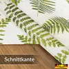 Tischdecke 120x120cm Rund Grün abwaschbar Baumwolloptik Produktbild-Vorschau 3
