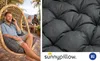 sunnypillow Hängesessel Kissen - Auflage für Rattan & Produktbild-Vorschau 4