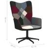vidaXL Fauteuil relax patchwork tissu Voir les images du produit 11