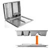 BigDean Abtropfgestell mit Abtropfschale grau 48x39x9,5 cm Produktbild-Vorschau 4