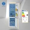 Exquisit Retrokühlschrank RKGC250-70-H-160E magnolienweiss Produktbild-Vorschau 2