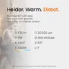 Żarówka LED E27 A60 9W = 60W 810lm 3000K Ciepła 220° KOBI Podgląd zdjęcia produktu 15