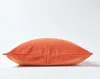 HOMESCAPES Samt-Kissenbezug 2er-Set in Orange, 40 x 40 cm Produktbild-Vorschau 3