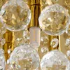 Lindby Deckenleuchte Gillion, 4-flg., gold, Kristall, Ø Produktbild-Vorschau 8
