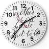 Wanduhr - Rund - Glasuhr - Gemeinsam unser Ort - 30x30cm - Produktbild-Vorschau 1