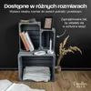 Creative Deco Drewniana Skrzynia Szara | 40 x 30 x 23 cm | Podgląd zdjęcia produktu 6