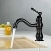 Umyvadlová baterie Mosazný retro kohoutek Koupelnová Náhled obrázku produktu 6