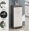 Hochschrank Scout Xonox - Smoke Silver/Weiß Hochglanz - Produktbild-Vorschau 16