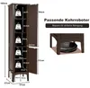Badezimmerschrank, platzsparender Hochschrank 37x37x160 cm, Produktbild-Vorschau 3