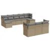 Modulares Gartenmöbel-Set, 10-tlg. Sofagarnitur mit Produktbild-Vorschau 1