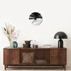 Wanduhr - Rund - Glasuhr - Frau Hut Schwarzweiß - 30x30cm - Produktbild-Vorschau 7