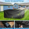 Gartenmöbel Abdeckung, Gartentisch Schutzhülle Wasserdicht, Produktbild-Vorschau 4