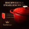 Gusseisen Bräter 28 cm – Dutch Oven & Emaille Schmortopf Produktbild-Vorschau 5
