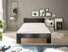 Bett "Cannes" in Schwarz. Abmessungen (BxHxT) 125x71x204 cm Produktbild-Vorschau 3