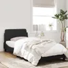 The Living Store Bettgestell mit Kopfteil Schwarz 80x200 cm Produktbild-Vorschau 4