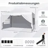 COSTWAY Tente pop-up 3 x 4,5 m, tente pliable imperméable Voir les images du produit 3