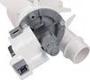 A close-up view of a washing machine drain pump. Produktbild-Vorschau
