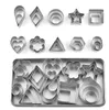 set de 30 emporte-pièces en métal de différentes formes, en Voir les images du produit 1