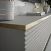 RTV Schrank OXFORD II 175 cm, Grau / grau matt + gold, Produktbild-Vorschau 2