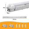 Vigevee 10er-Set T8 LED-Feuchtraumleuchten IP65, 18 W 120 Produktbild-Vorschau 2