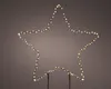 A star-shaped light decoration with warm white LEDs. Produktbild-Vorschau