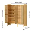 A diagram showing the dimensions of a wooden shoe cabinet. Podgląd zdjęcia produktu