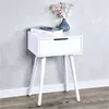 KESPER Nachttisch weiß – 40x30x59 cm – mit Schublade – - – Produktbild-Vorschau 4