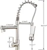 Kuchyňská baterie Pull-Out Shower Tap z nerezové oceli Náhled obrázku produktu 2