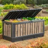 Keter Gartenbox Kentwood 350 Liter - Holzoptik Pinie - 132 Produktbild-Vorschau 4