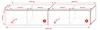 TV-Schrank : Mattschwarz / Schwarz Glanz, (2 x 100 cm) x 34 Produktbild-Vorschau 5