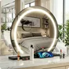Lustro do makijażu czarne make-up 60cm LED barwa światła Podgląd zdjęcia produktu 1