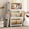 Boîte de rangement pliable avec couvercle,3 niveaux de Voir les images du produit 3