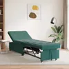 vidaXL Sofá cama, color verde oscuro, 194 x 67 x 82 cm, Vista previa de la imagen del producto 2