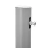 vidaXL Marquise latérale extensible 140x600 cm Noir Voir les images du produit 13