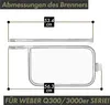 grillshop.at Weber Ersatzteil Brenner für Q300 Q3200 Q3000 Produktbild-Vorschau 2