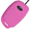 Auto Schlüssel Hülle Silikon Schutz Cover Rosa kompatibel Produktbild-Vorschau 2