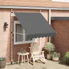vidaXL Tenda a scomparsa manuale 200 cm antracite Anteprima dell’immagine prodotto 1