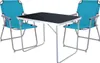 3-tlg Camping Set Gartenmöbel Campingtisch + 2 Campingstuhl Produktbild-Vorschau 1