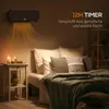 HOMCOM Nástěnný topný ventilátor, 2000 W, keramický Náhled obrázku produktu 4