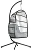 Outsunny Hängesessel mit Gestell faltbar Polyrattan Produktbild-Vorschau 1