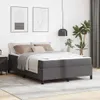 vidaXL Bettrahmen mit Matratze Grau 140 x 200 cm Stoff Produktbild-Vorschau 2