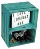 Weinkiste Johanna Quer Türkis, gehobelt, 40 cm Breite, 50 Produktbild-Vorschau 2