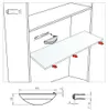 Furnika LED-Clip für Glasbeleuchtung 2er Set mit Netzteil Produktbild-Vorschau 4