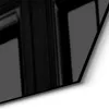 DEQORI Magnettafel Glas 55x48 cm 6-eckig 'Schwarz' Produktbild-Vorschau 5