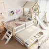 Flieks Kinderbett 90x200cm mit Ausziehbett 90x190cm, Produktbild-Vorschau 1