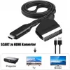 1m SCART zu auf HDMI Konverter Kabel, Video Audio Adapter, Produktbild-Vorschau 2